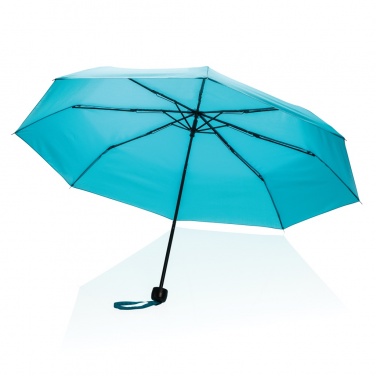 Logo trade promotional giveaway photo of: 20.5" Impact AWARE™ RPET 190T mini umbrella