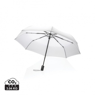 Logo trade promotional item photo of: 21" Impact AWARE™ RPET 190T auto open/close umbrella