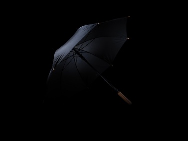 Logo trade promotional items picture of: 23" Impact AWARE™ RPET 190T auto open bamboo umbrella