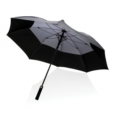 Logotrade promotional products photo of: 27" Impact AWARE™ RPET 190T auto open stormproof umbrella