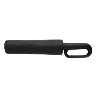 Logotrade promotional merchandise image of: Yara 21" AWARE™ RPET solid colour umbrella with carabiner