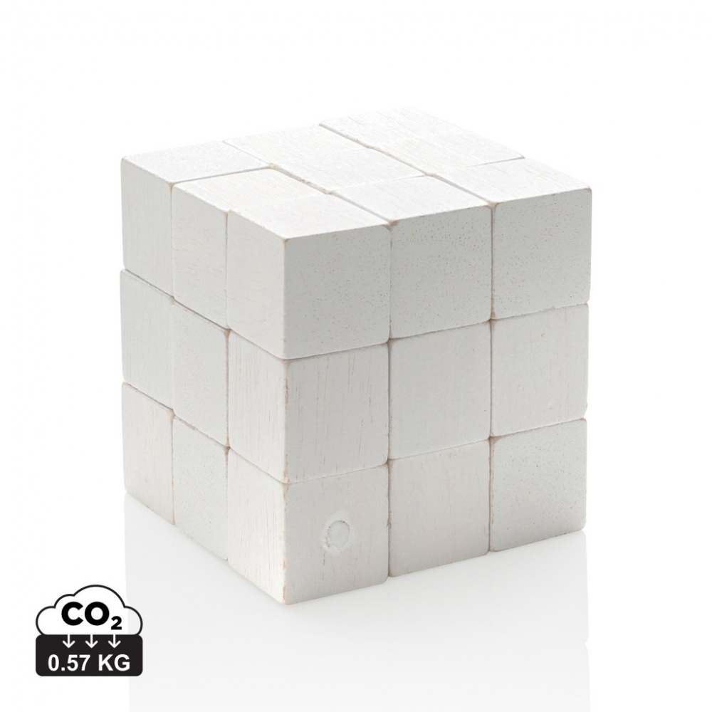 Logotrade promotional giveaways photo of: Wooden brain game in canvas pouch