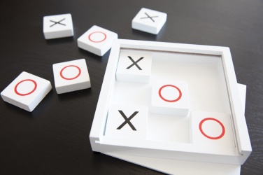Logo trade business gifts image of: Deluxe Tic Tac Toe game
