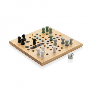 Logo trade promotional items image of: Claire wooden Ludo game