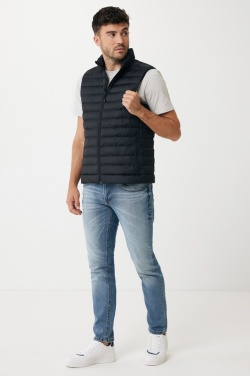 Logo trade advertising products image of: Iqoniq Meru men recycled polyester bodywarmer