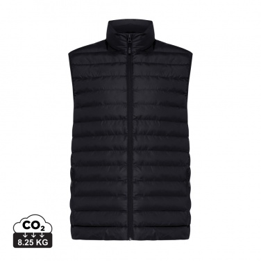Logo trade promotional merchandise picture of: Iqoniq Meru men recycled polyester bodywarmer