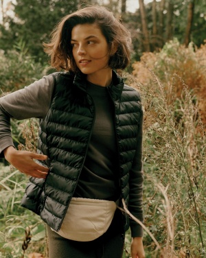 Logo trade business gifts image of: Iqoniq Meru women recycled polyester bodywarmer