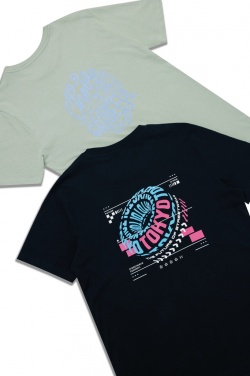 Logo trade promotional gift photo of: Iqoniq Bryce recycled cotton t-shirt