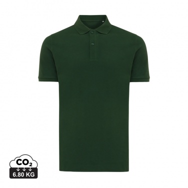 Logo trade corporate gift photo of: Iqoniq Yosemite recycled cotton pique polo