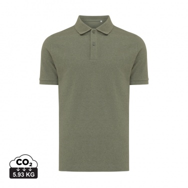 Logo trade promotional giveaways image of: Iqoniq Yosemite recycled cotton pique polo