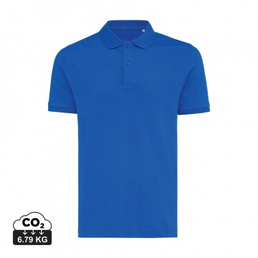 Logo trade promotional giveaway photo of: Iqoniq Yosemite recycled cotton pique polo