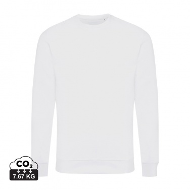 Logo trade corporate gifts picture of: Iqoniq Zion recycled cotton crew neck