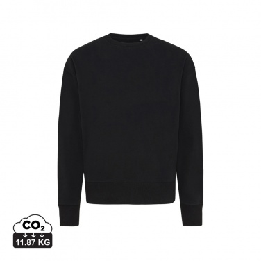 Logotrade corporate gift picture of: Iqoniq Kruger relaxed recycled cotton crew neck