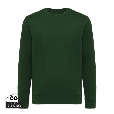Logo trade promotional merchandise photo of: Iqoniq Etosha lightweight recycled cotton crew neck