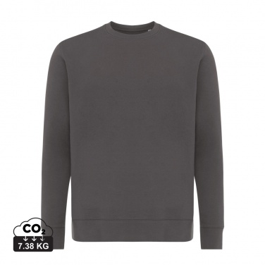 Logo trade business gifts image of: Iqoniq Etosha lightweight recycled cotton crew neck