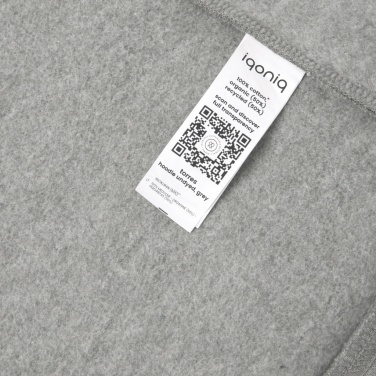 Logotrade advertising product picture of: Iqoniq Torres recycled cotton hoodie undyed
