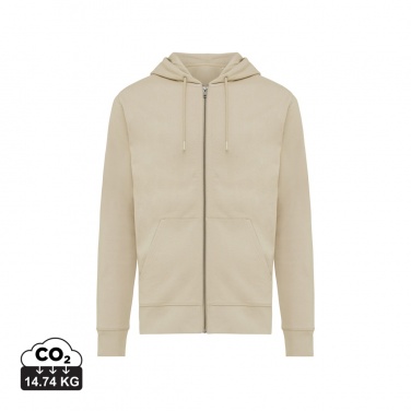 Logo trade promotional merchandise image of: Iqoniq Abisko recycled cotton zip through hoodie