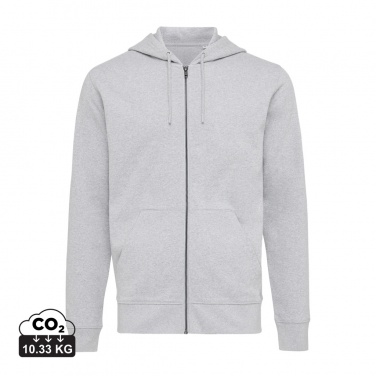 Logotrade promotional gift image of: Iqoniq Abisko recycled cotton zip through hoodie