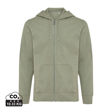 Logotrade promotional item picture of: Iqoniq Abisko recycled cotton zip through hoodie