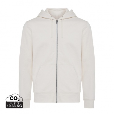 Logotrade promotional gift image of: Iqoniq Abisko recycled cotton zip through hoodie