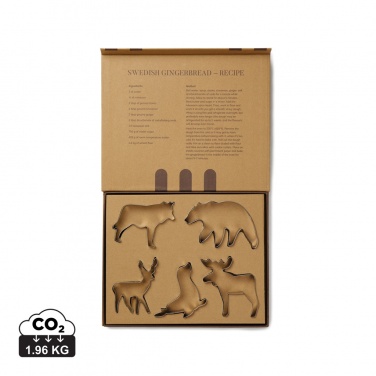 Logotrade promotional merchandise photo of: VINGA Nordic big 5 cookie cutter 5-piece set