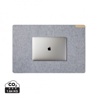 Logotrade promotional giveaway picture of: VINGA Albon GRS recycled felt desk pad