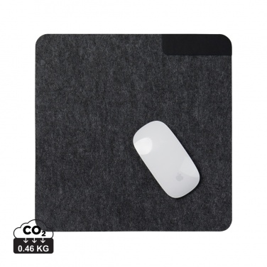 Logo trade promotional merchandise image of: VINGA Albon GRS recycled felt mouse pad