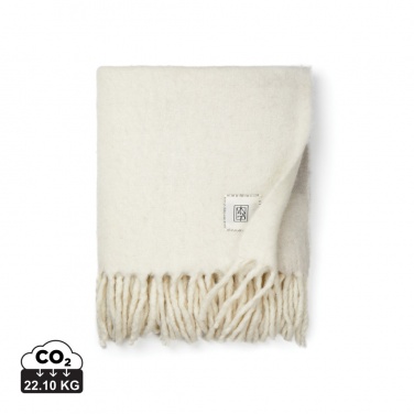 Logo trade corporate gifts image of: Vinga Saletto wool blend blanket
