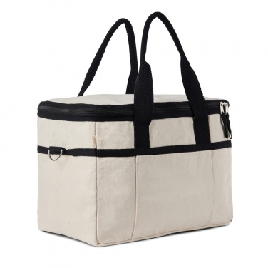 Logo trade advertising products image of: VINGA Volonne AWARE™ recycled canvas cooler basket