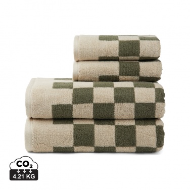 Logo trade promotional products image of: VINGA Elba OCS organic cotton towel, 4 pcs set