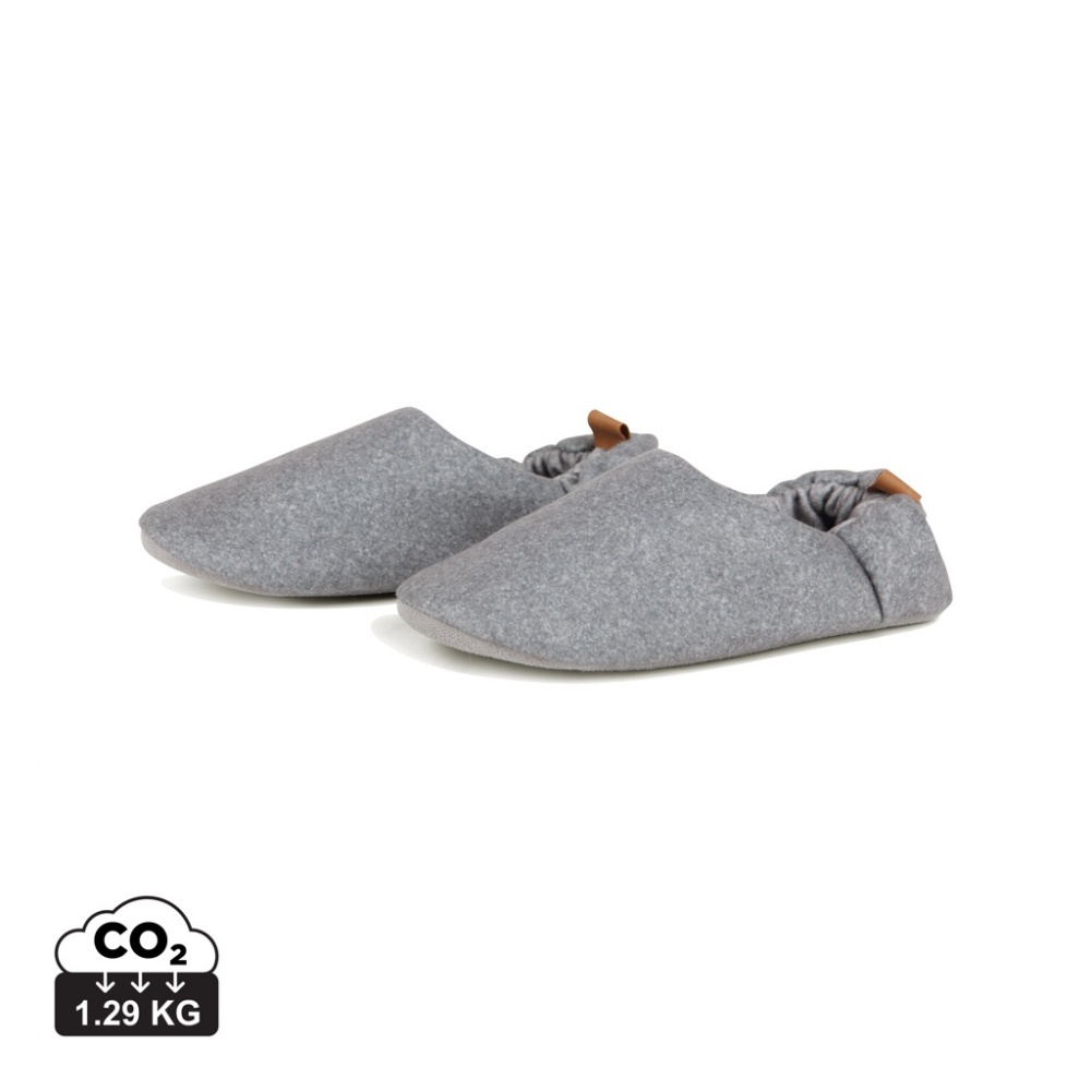 Logo trade promotional giveaways picture of: VINGA Moulton RCS RPET slippers S/M