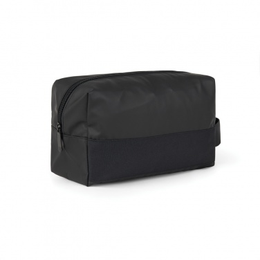 Logo trade promotional item photo of: VINGA Livorno GRS recycled polyester toiletry bag