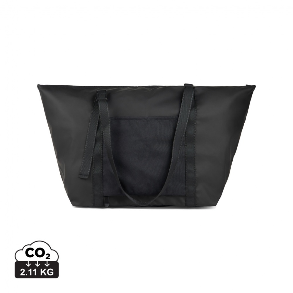 Logo trade corporate gifts picture of: VINGA Livorno GRS recycled polyester weekend bag