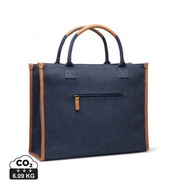 Logotrade promotional products photo of: VINGA Bosler RCS recycled canvas office tote