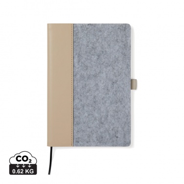 Logotrade promotional gifts photo of: VINGA Albon GRS recycled felt notebook