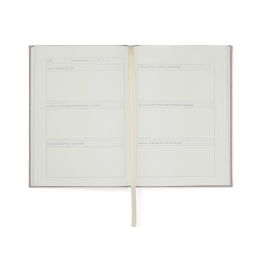 Logotrade promotional giveaway picture of: VINGA Thankfulness GRS recycled paper journal