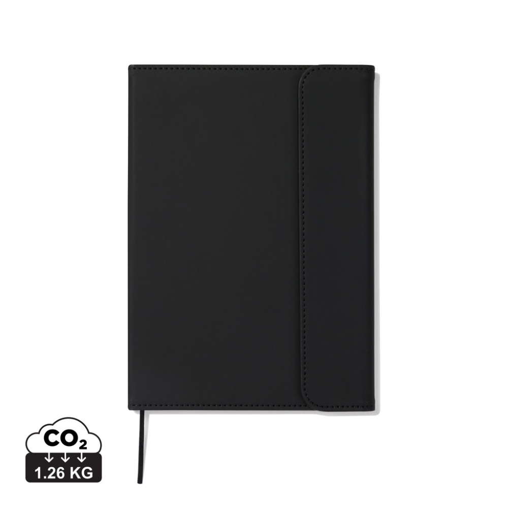 Logo trade promotional products image of: VINGA Baltimore GRS certified paper & PU notebook