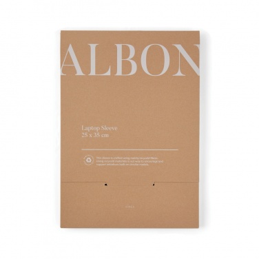 Logo trade promotional merchandise image of: VINGA Albon GRS recycled felt 15" laptop sleeve