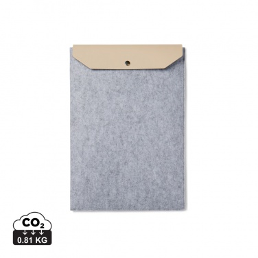 Logo trade corporate gifts picture of: VINGA Albon GRS recycled felt 15" laptop sleeve
