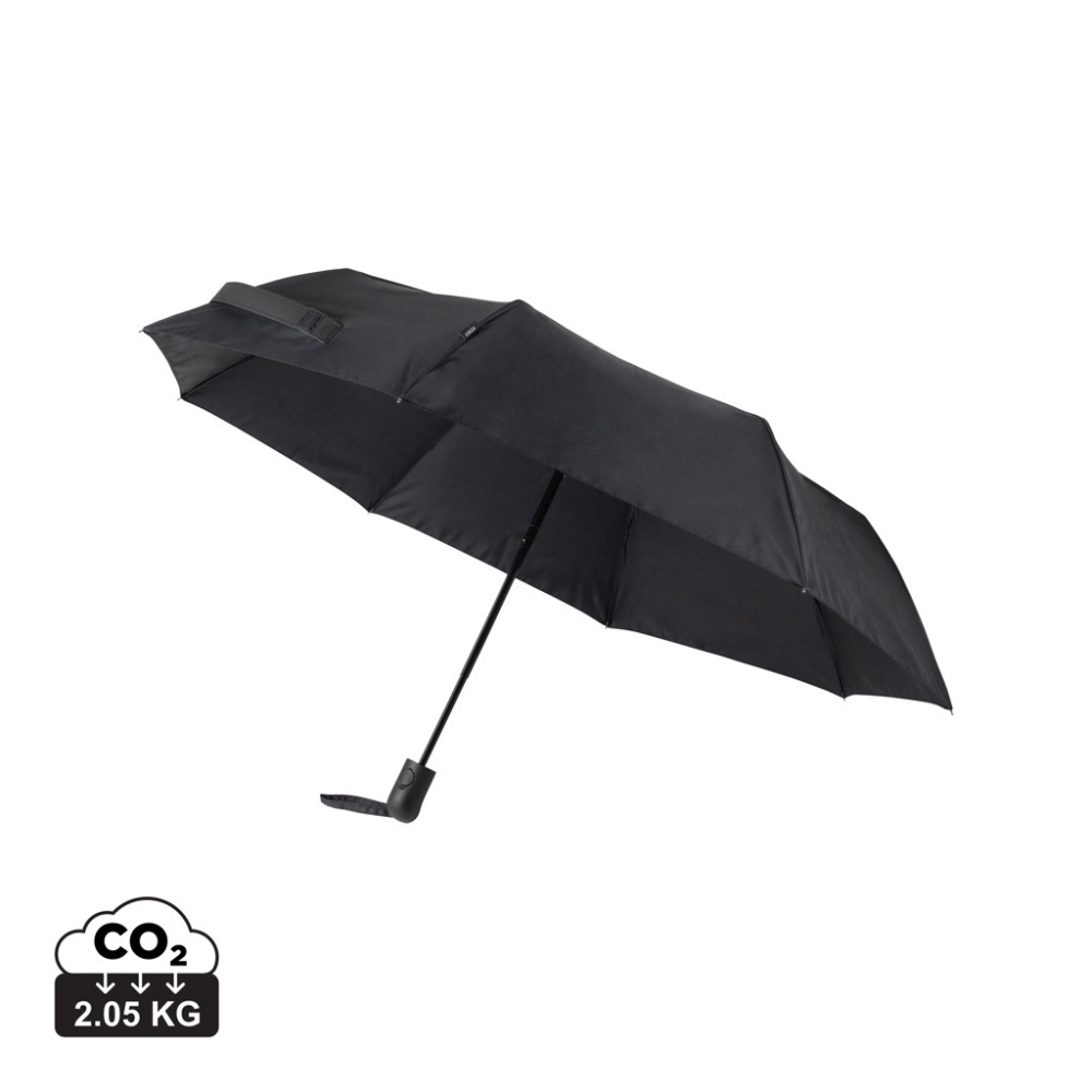 Logo trade promotional gifts image of: VINGA Baltimore AWARE™ RPET 21" umbrella
