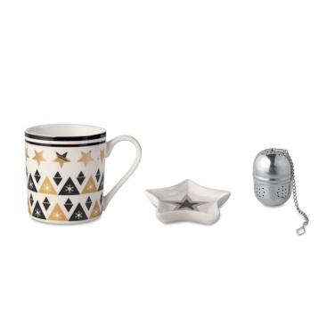 Logotrade advertising products photo of: Mug mini plate filter in box
