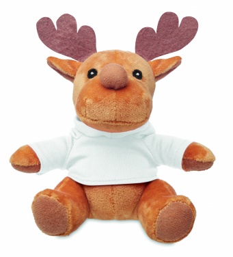 Logotrade corporate gifts photo of: Plush reindeer with hoodie