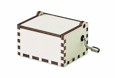 Logo trade business gift photo of: Wooden Christmas music box