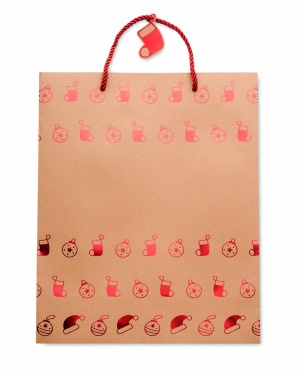Logotrade promotional giveaway picture of: Gift paper bag with pattern