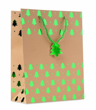 Logo trade promotional products image of: Gift paper bag with pattern