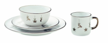 Logotrade advertising products photo of: 4 piece ceramic place setting