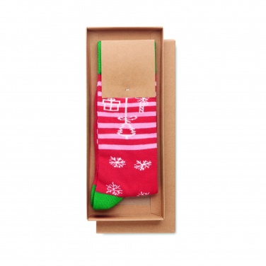 Logotrade business gift image of: Pair of Christmas socks M