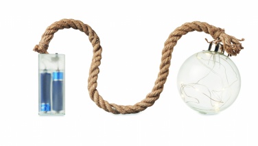 Logo trade advertising products picture of: Glass bauble LED light