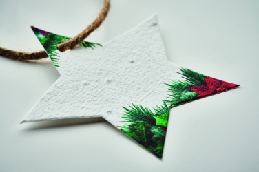 Logo trade advertising products picture of: Seed paper Xmas ornament