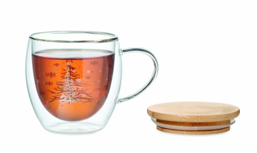 Logo trade promotional product photo of: Double wall borosilicate mug